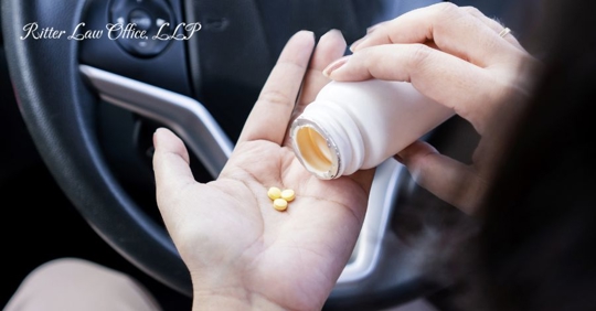 driver taking prescription